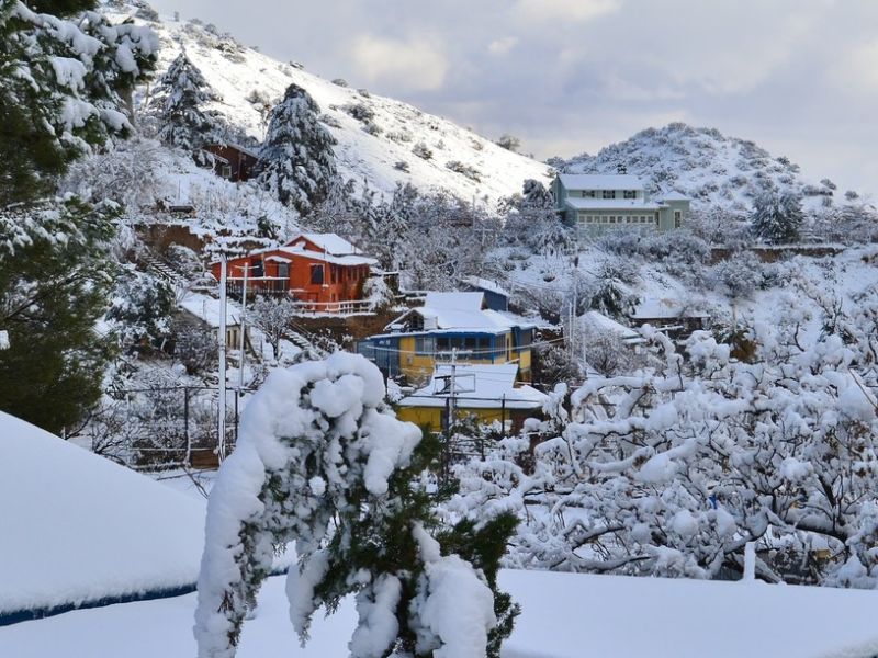 Snow In Bisbee, AZ